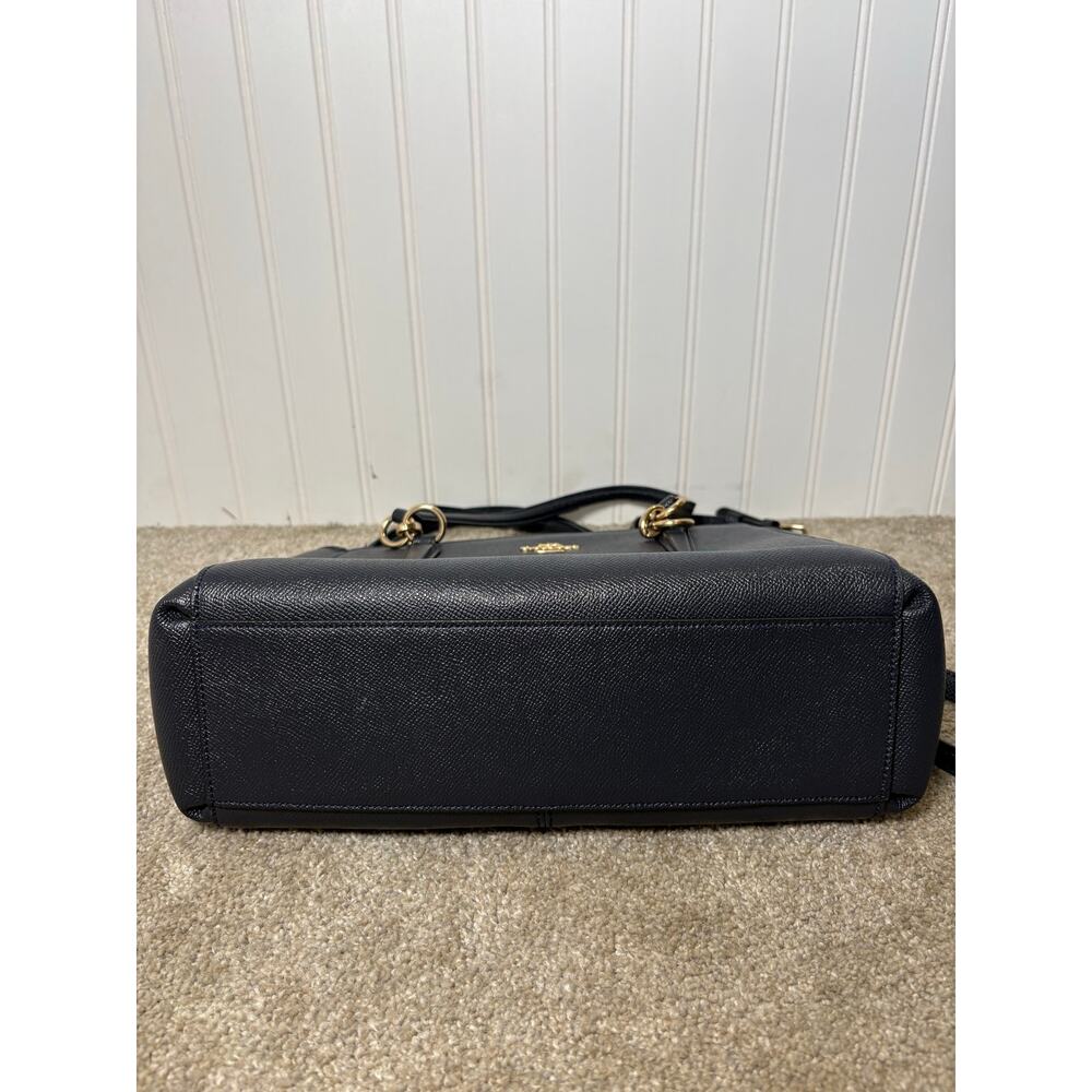 Coach Navy Christie Carry- All Handbag - Picture 9 of 14
